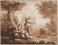 KG 07281
<br/>
Oudtestamentische scène?
<br/>
<em>Cootwyck, Jurriaan (1714 - 1798)</em>